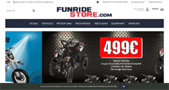 Desktop Screenshot of funridestore.com